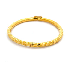 Load image into Gallery viewer, 24K Solid Yellow Gold Design Bangle 18.7 Grams

