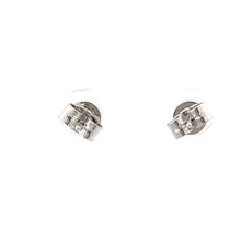 Load image into Gallery viewer, 18K Solid White Gold Diamond Stud Earrings D0.49 CT
