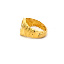 Load image into Gallery viewer, 24K Solid Yellow Gold Men Blessing Adjustable Ring Band 11.5 Grams
