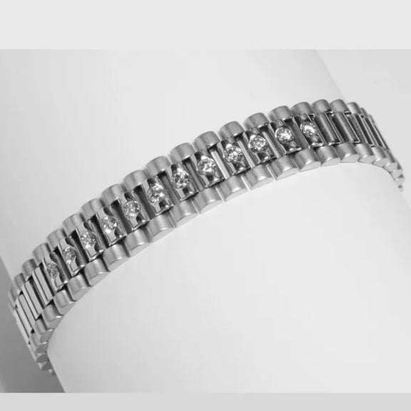 18K White Gold Diamond Bracelet D1.32CT