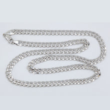 Load image into Gallery viewer, 18K Solid White Gold Men Necklace Chain 17.5 Grams New
