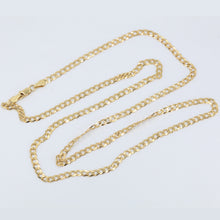 Load image into Gallery viewer, 14K Solid Yellow Gold Flat Cuban Link Chain 24&quot; 6.1 Grams
