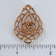 Load image into Gallery viewer, 18K Rose Gold Diamond Pendant D1.34 ct
