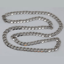 Load image into Gallery viewer, 18K Solid White Gold Cuban Link Chain 24&quot; 52.3 Grams
