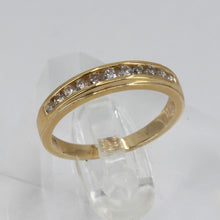 Load image into Gallery viewer, 14K Solid Yellow Gold Diamond Band Ring 0.33 CT 2.7 Grams
