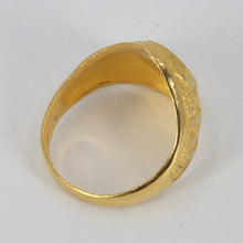 Load image into Gallery viewer, 24K Solid Yellow Gold Men Blessing Ring Band 15.4 Grams
