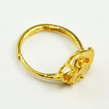 Load image into Gallery viewer, 24K Solid Yellow Gold Women Ring 4.1 Grams
