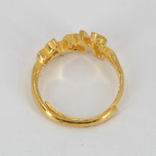 Load image into Gallery viewer, 24K Solid Yellow Gold Women HOPE Ring Band 3.9 Grams
