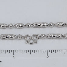 Load image into Gallery viewer, Platinum Barrel Link Chain 25.3 Grams 24&quot;
