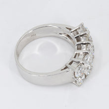 Load image into Gallery viewer, 18K Solid White Gold Diamond Ring 2.78CT
