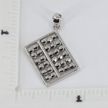 Load image into Gallery viewer, Platinum Abacus Pendant 4.8 Grams
