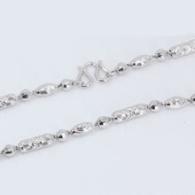 Load image into Gallery viewer, Platinum Barrel Link Chain 32 Grams 23&quot;
