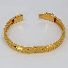 Load image into Gallery viewer, 24K Solid Yellow Gold Dragon Phoenix Bangle 18.9 Grams 9999
