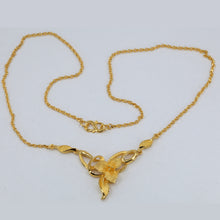 Load image into Gallery viewer, 24K Solid Yellow Gold Wedding Flower Chain 11.2 Grams 9999
