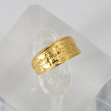 Load image into Gallery viewer, 24K Solid Yellow Gold Baby Ring Band 1.2 Grams
