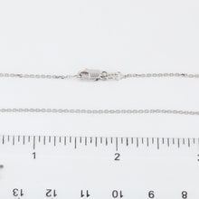 Load image into Gallery viewer, 14K Solid White Gold Round Link Chain 16&quot; 1.5 Grams
