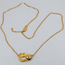 Load image into Gallery viewer, 24K Solid Yellow Gold Double Apple Chain 7.33 Grams
