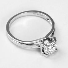 Load image into Gallery viewer, 18K White Gold Women Diamond Ring D0.186CT
