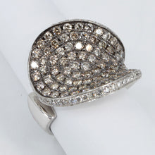 Load image into Gallery viewer, 14K White Gold Diamond Cocktail Ring 2.81 CT
