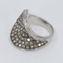 Load image into Gallery viewer, 14K White Gold Diamond Cocktail Ring 2.81 CT
