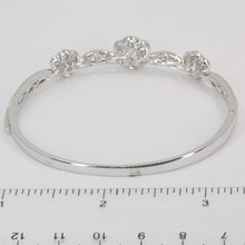 Load image into Gallery viewer, 18K Solid White Gold Diamond Bangle 3.29 CT
