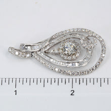 Load image into Gallery viewer, 18K White Gold Diamond Pendant CD0.91CT SD2.81CT
