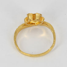 Load image into Gallery viewer, 24K Solid Yellow Gold Women Heart Ring Band 4.1 Grams
