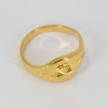 Load image into Gallery viewer, 24K Solid Yellow Gold Women Design Ring Band 3.6 Grams
