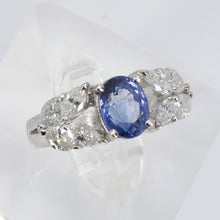 Load image into Gallery viewer, 18K White Gold Women Sapphire Ring S2.05CT
