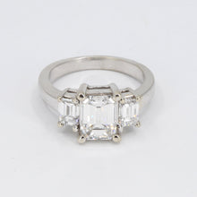 Load image into Gallery viewer, 14K White Gold Women Diamond Ring D3.06 CT GIA
