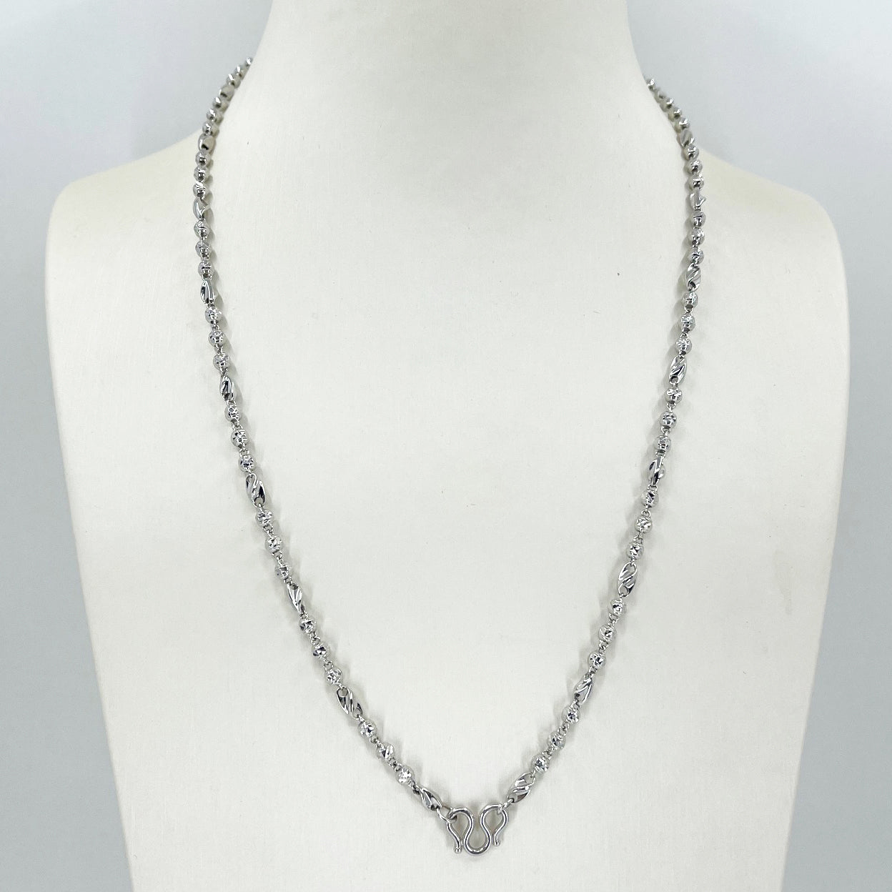 Platinum Bead Link Chain 15.6 Grams 20