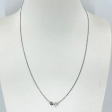Load image into Gallery viewer, 14K Solid White Gold Link Chain 18&quot; 1.1 Grams
