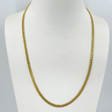 Load image into Gallery viewer, 24K Solid Yellow Gold Flat Cuban Link Chain 28.9 Grams 20&quot; 9999
