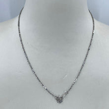 Load image into Gallery viewer, Platinum Dainty Bar Link Chain 5.3 Grams 16&quot;
