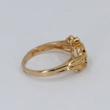 將圖片載入圖庫檢視器 18K Yellow Gold Women Diamond Design Ring D.0.75 CT 2.9 Grams
