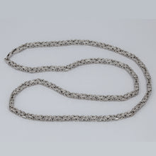 Load image into Gallery viewer, 14K Solid White Gold Super Link Chain 24&quot; 30.2 Grams
