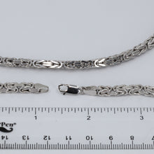 Load image into Gallery viewer, 14K Solid White Gold Super Link Chain 24&quot; 30.2 Grams
