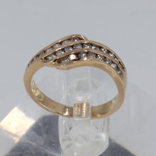 將圖片載入圖庫檢視器 18K Yellow Gold Women Diamond Design Ring D.0.60 CT
