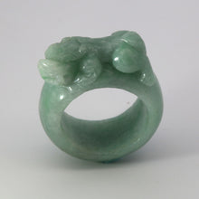 Load image into Gallery viewer, Jade Pi Xiu Pi Yao 貔貅 Eternity Ring Band 13.6 Grams

