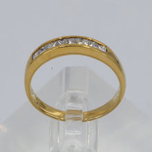 將圖片載入圖庫檢視器 14K Solid Yellow Gold Princess Cut Diamond Ring Band D0.45 CT
