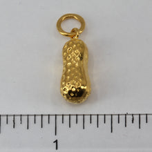 將圖片載入圖庫檢視器 24K Solid Yellow Gold Peanut Hollow Pendant Charm 1.8 Grams
