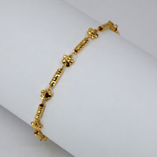 Load image into Gallery viewer, 24K Solid Yellow Gold Tube Design Adjustable Bracelet 6.3 Grams
