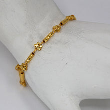 Load image into Gallery viewer, 24K Solid Yellow Gold Tube Design Adjustable Bracelet 6.3 Grams
