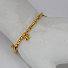 Load image into Gallery viewer, 24K Solid Yellow Gold Baby Charm Adjustable Bracelet 5.2 Grams
