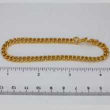 Load image into Gallery viewer, 24K Solid Yellow Gold Cuban Link Bracelet 22.2 Grams
