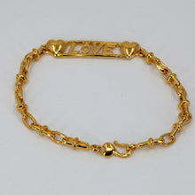 Load image into Gallery viewer, 24K Solid Yellow Gold Love Bracelet 12.9 Grams
