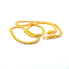 將圖片載入圖庫檢視器 24K Solid Yellow Gold Twin Dragon Link Chain 39.5 Grams 26.5&quot; 9999
