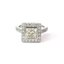 Load image into Gallery viewer, 18K White Gold Women Diamond Ring CD2.08CT
