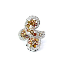 Load image into Gallery viewer, 18K White Gold Fancy Yellow Diamond Women Ring D1.48CT
