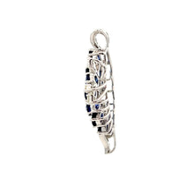 Load image into Gallery viewer, 18K White Gold Diamond Sapphire Pendant S5.61CT D0.45CT
